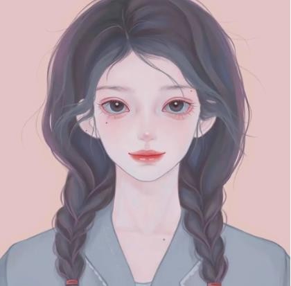 粉白红色的