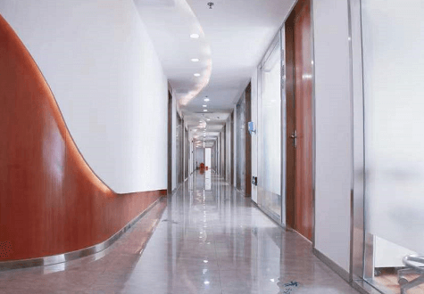 深圳愛康健口腔醫(yī)院走廊環(huán)境