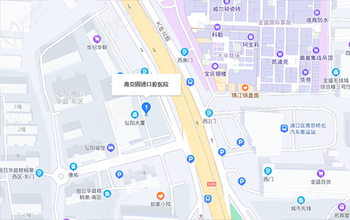 南京江北固德口腔医院地理位置