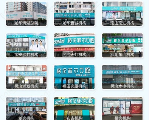 深圳格伦菲尔口腔分院地址