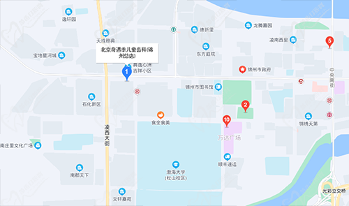 锦州奇遇季儿童齿科门诊地理位置