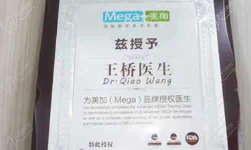 王桥医生资质