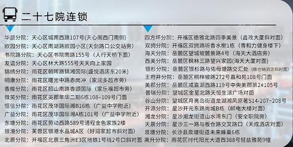 长沙好牙依口腔连锁分院地址