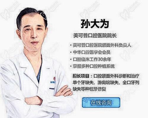 福州美可普口腔医院孙大为院长