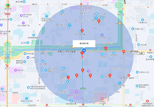 西安雅贝康口腔位置