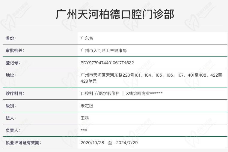广州柏德口腔资质怎么样