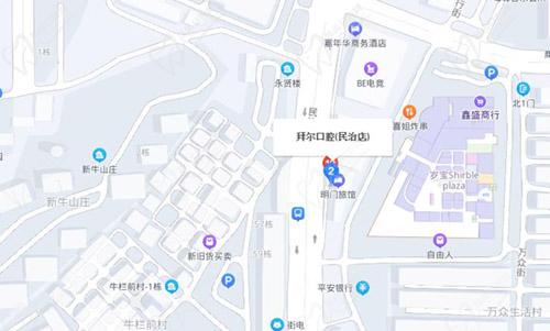 深圳拜尔口腔位置