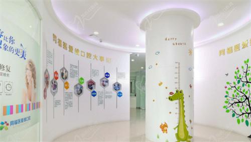 福州同福医口腔医院过道示意图