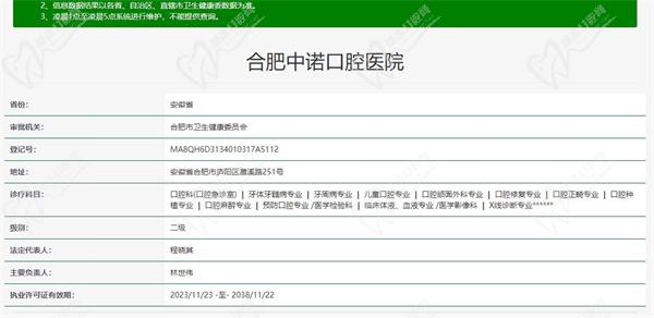 合肥中诺口腔医院