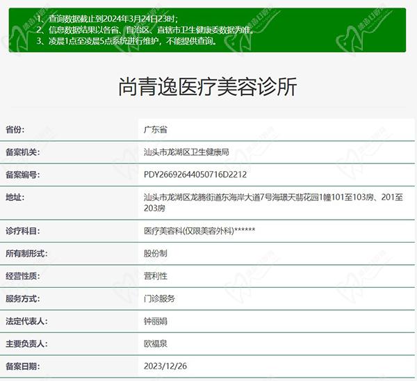 汕头尚青逸植发医院
