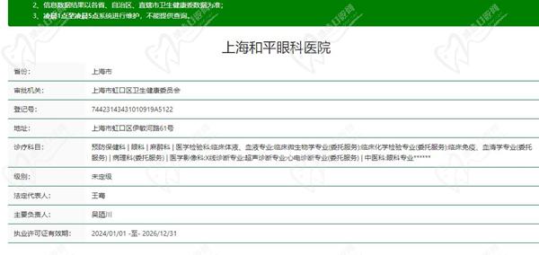 上海和平眼科医院