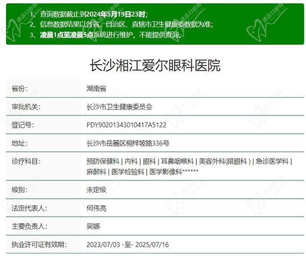 长沙湘江爱尔眼科医院