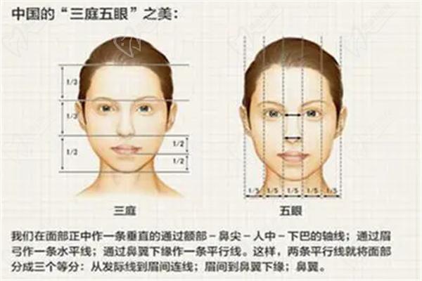 三庭五眼中庭整形手术费用