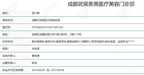 成都武侯素美医疗美容门诊部正规吗
