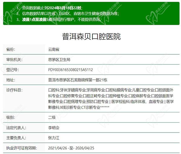 普洱森贝口腔医院