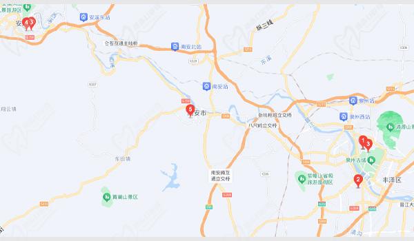 泉州泉兴口腔分院分布