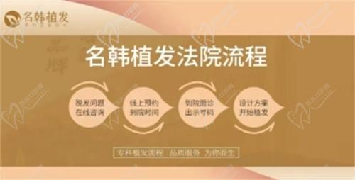 济南名韩植发收费