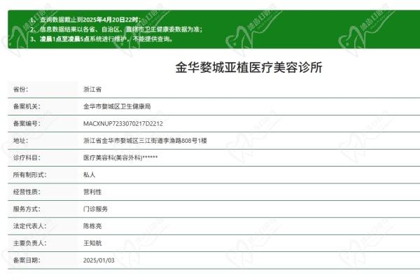 金华亚植植发医院