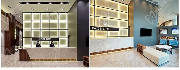 韩国Faceline整形外科医院大厅