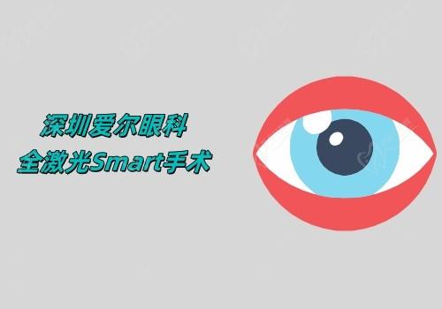 深圳爱尔眼科全激光Smart手术8k起,董晶主诊可矫正600度在内的近视